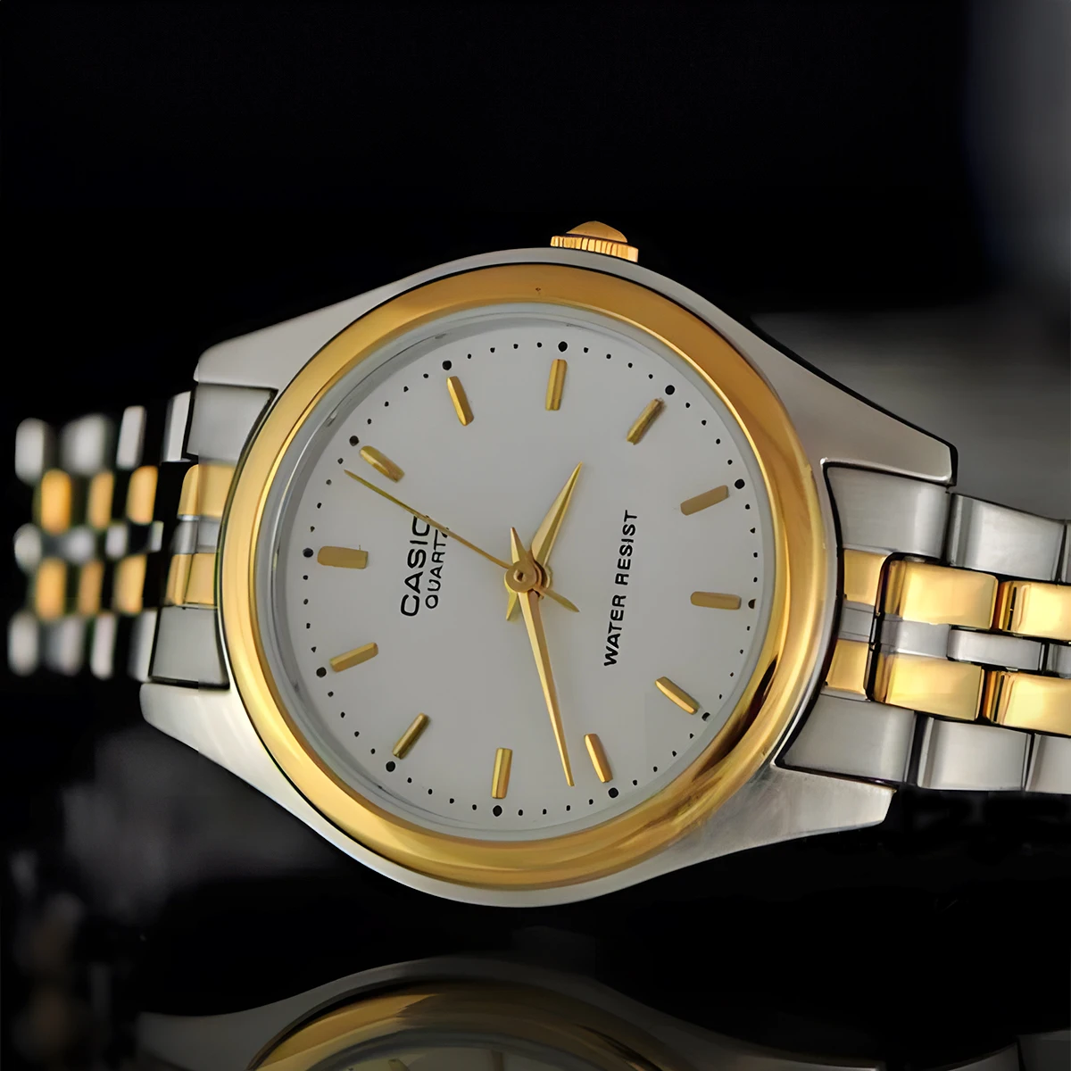 Casio Women's Quartz Watch 28mm Stainless Steel LTP-1129G-7A