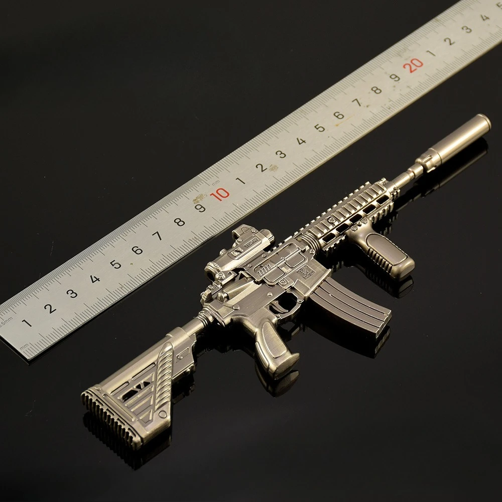 デルタフォースゲーム周辺機器 M4A1 アサルトライフルメタルクラフトミニガンモデルグッズデスク装飾品クリエイティブ誕生日ギフト