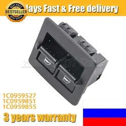 For Volkswagen Beetle 1998 1999 2000 2001 2002 2003 2004-2010 1C0959527 1C0959855 Electric Main Window Switch Button