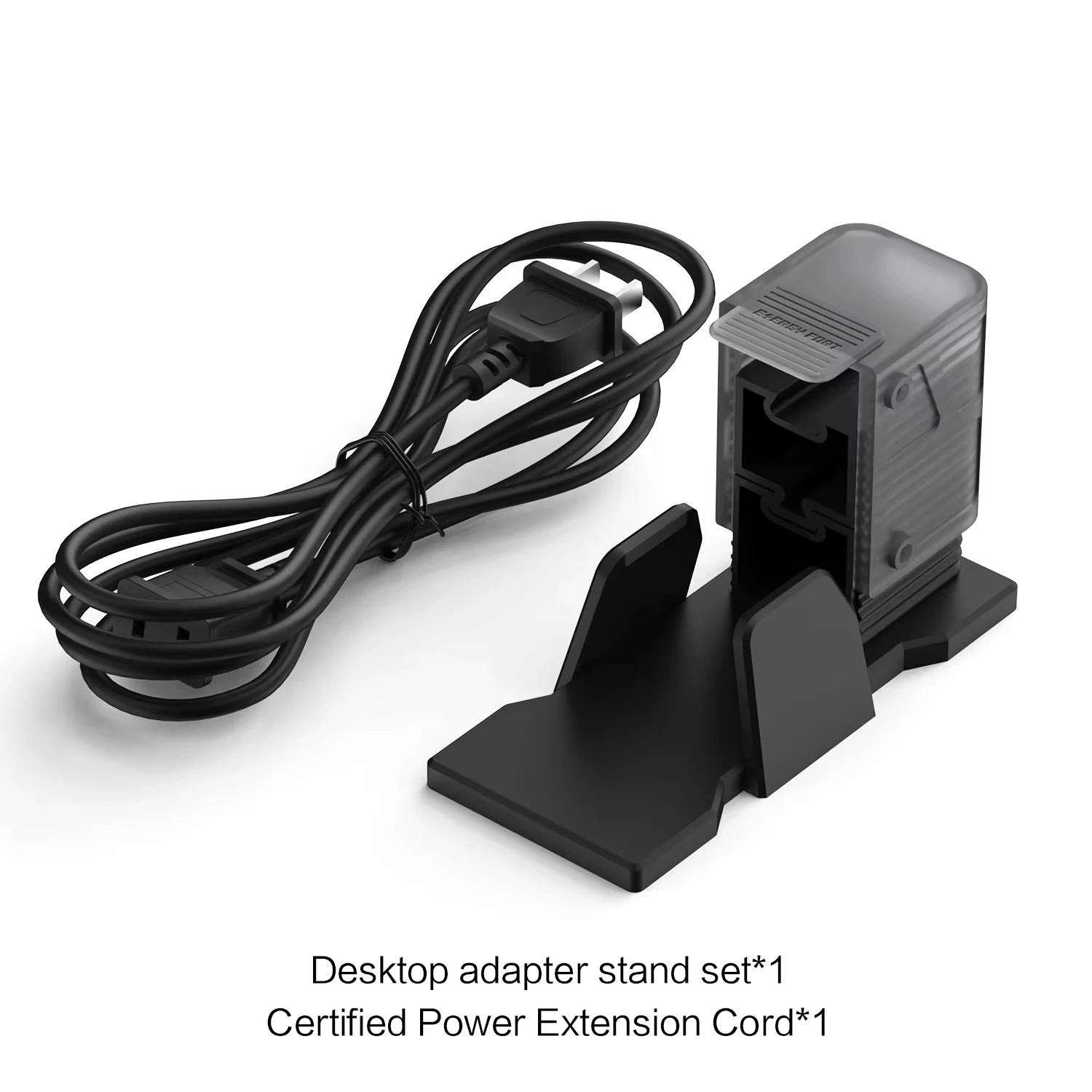 Kit de support d'adaptateur de bureau, prise américaine, station de chargeur GaNs avec rallonge femelle à mâle pour chargeur Ugreen CUKTECH 140W Gan