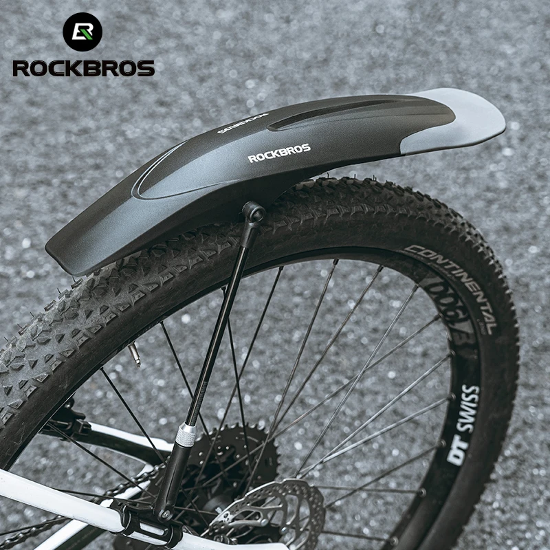 ROCKBROS-guardabarros para bicicleta de montaña, accesorio de liberación rápida, duradero y ajustable, 26-29 pulgadas