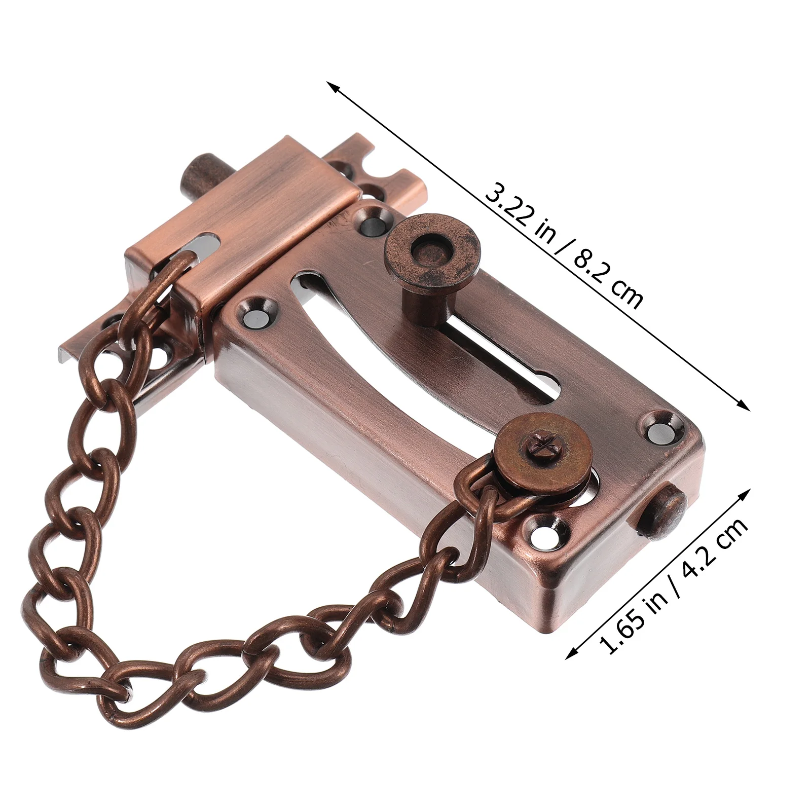 

Security Door Chain Lock Iron Sturdy Child Safety Reinforcement Latch Anti theft Hotel Chain Door Accessory Durable Thickened