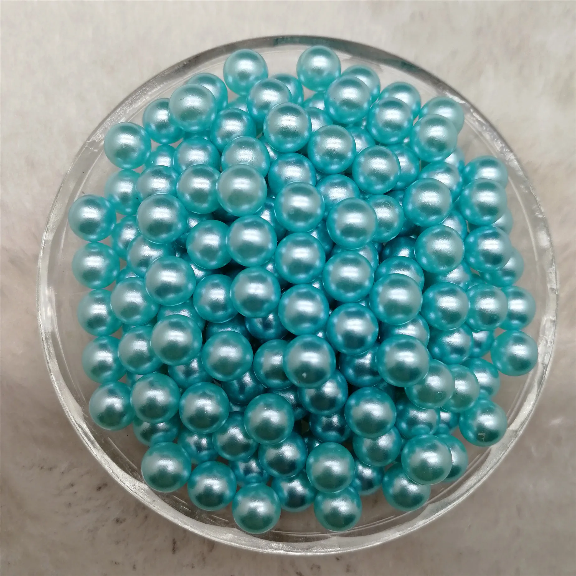 HOT 4 / 6 / 8 /10mm Beautiful No hole Beads Acrylic Round Pearl Loose Beads DIY For Jewelry Making