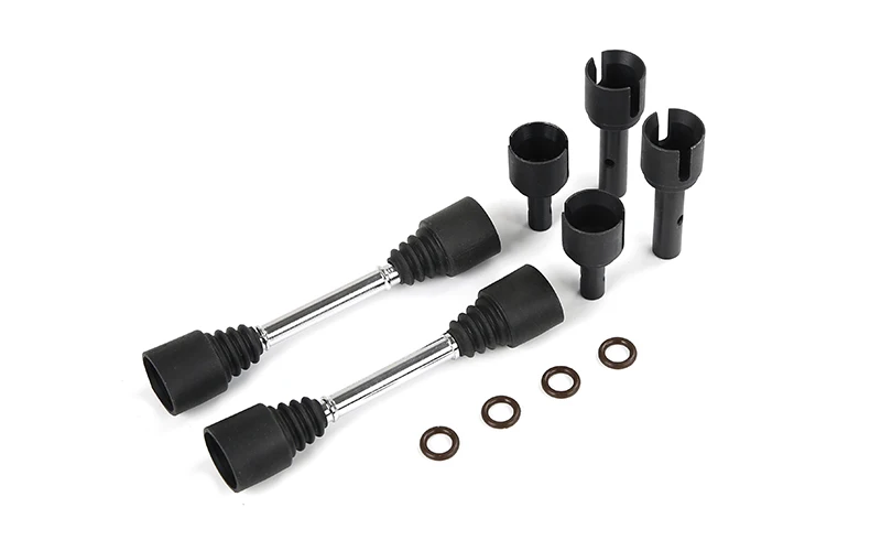 Ruofan リモコンカー BAHA 5B 強化トランスミッション ドッグボーンジョイントカップ 出力軸 トランスミッションシャフト 厚みのあるハーフシャフト