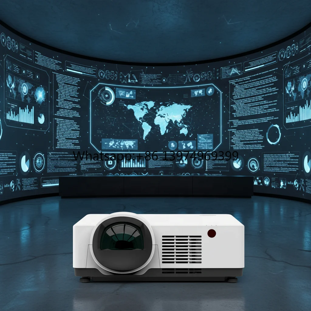 6,500 ANSI Lumens WUXGA Short Throw Laser Installation Projector with 0.44 Short Throw Ratio for Minimal Space Consumption