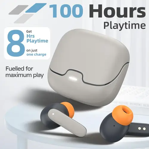 Imagen 2 del producto 5,4 Bluetooth TWS auriculares inalámbricos Bluetooth latencia Ultra baja micrófono Dual ENC cancelación de ruido en el oído auriculares Bluetooth