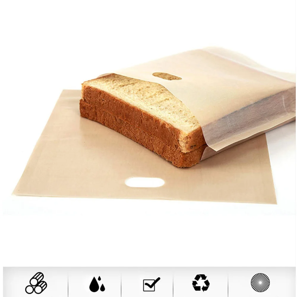 Promotion!20 Pcs Non Stick Toaster Bag,Reusable Heat Resistant Grilled Cheese Sandwich Bread Bag,Kitchen Cooking Toaster Bags