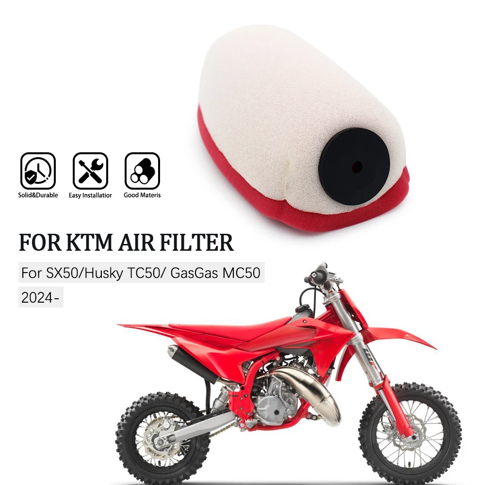 

Air Filter For KTM SX50 2024 2025 For HUSQVARNA TC50 2024-2025 For GASGAS MC50 2024-2025