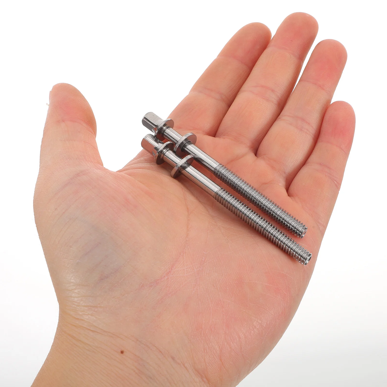 

20Pcs Stainless Steel Tension Rods M5 X 60Mm for Drum Kit Screws Replacement Heavy Duty Drum Hardware Fasteners