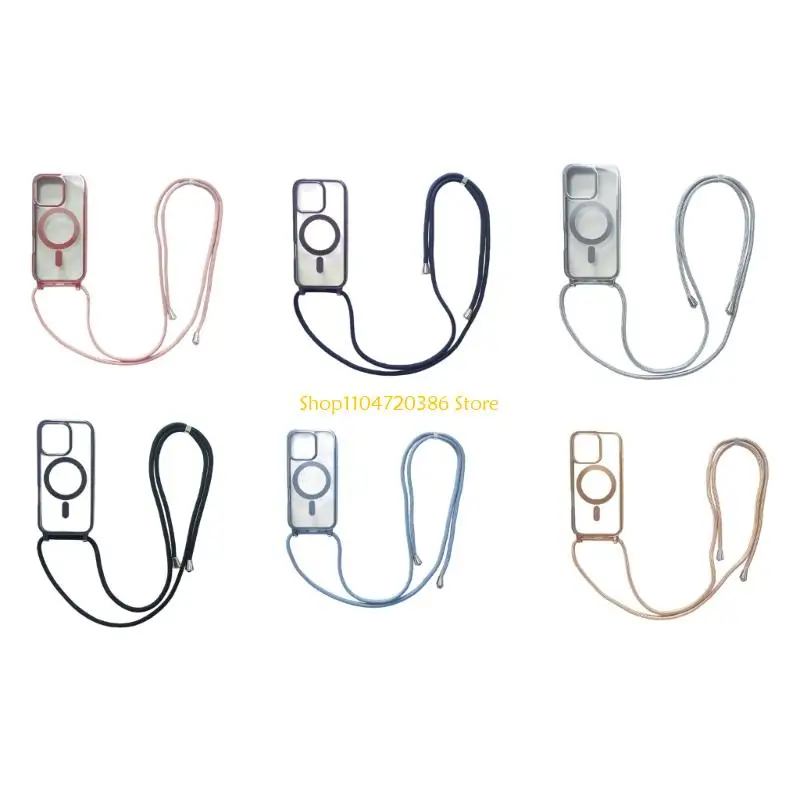 K0EA حافظة هاتف مغناطيسية بدون خدش مع حزام مناسبة لهاتف 15ProMax