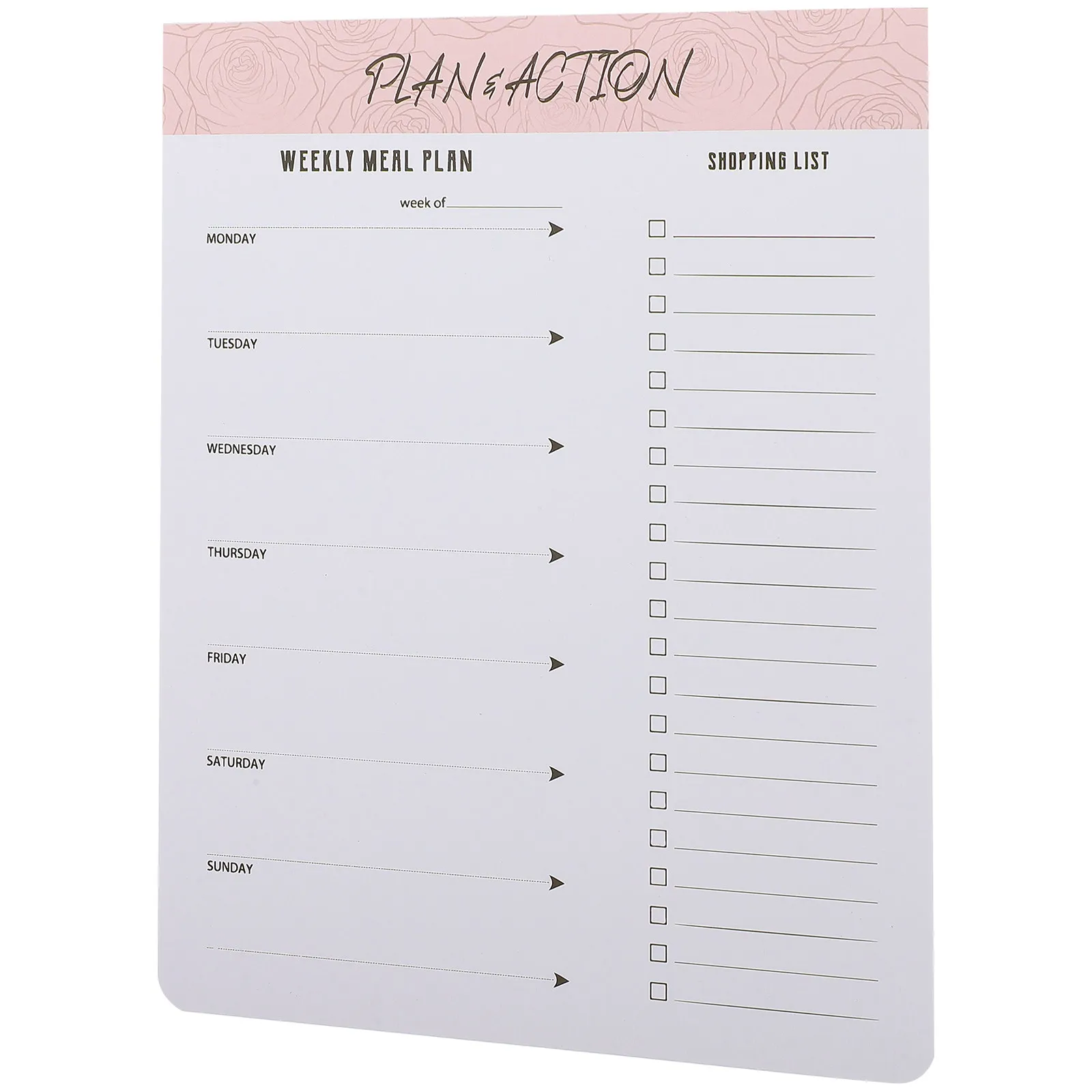 

Multi-Function Convenient Memo Pad Household Planner Notepad Tearable Daily to Do List Portable Smooth Writing Note Pad