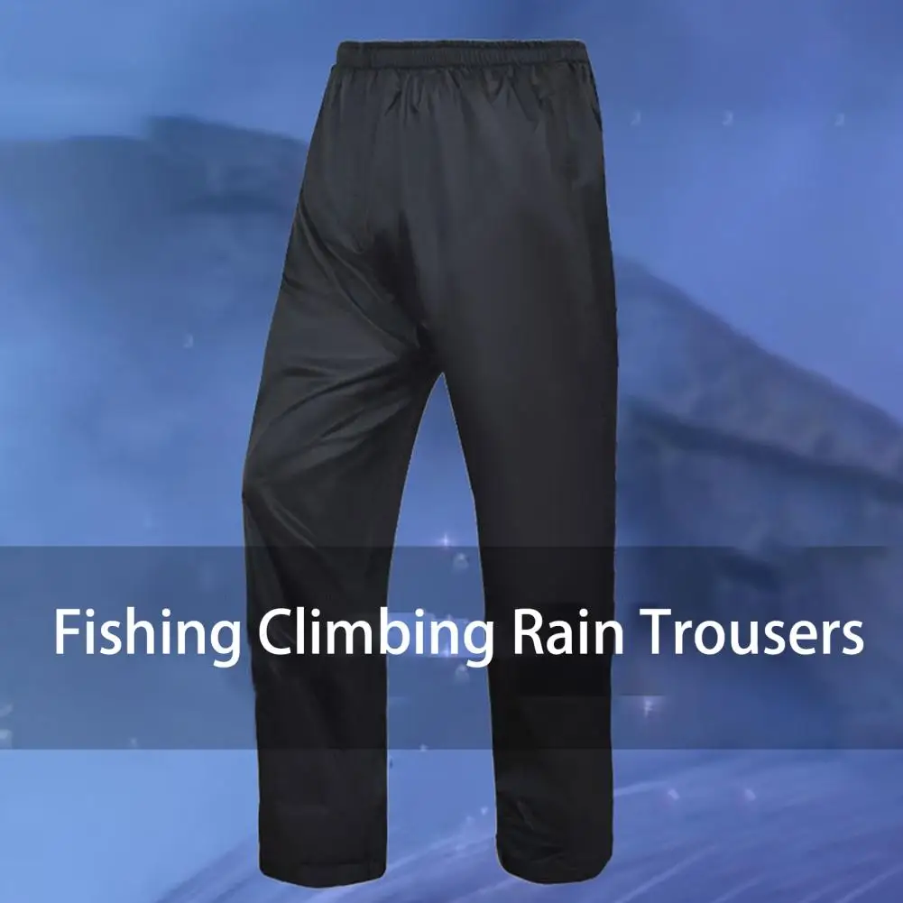 Reliable Work Rain Pants Comfortable Women Men Rainwear Waterproof Fishing Climbing Rain Trousers  Rain Resistant