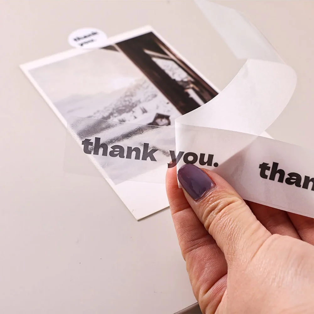 Декоративные наклейки, медная бумага, наклейки из крафт-бумаги, наклейки для подарочной упаковки, этикетки для посылок, товары ручной работы, подарки