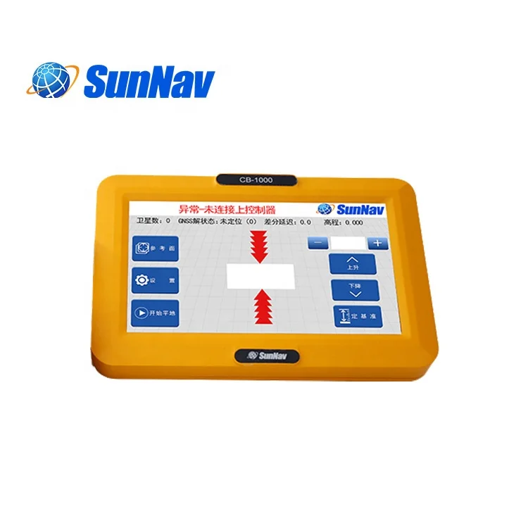 SunNav AG1000 نظام تسوية الأرض الدقيق بنظام تحديد المواقع 410-470 ميجا هرتز لتسوية الأراضي عبر الأقمار الصناعية وتسوية الليزر