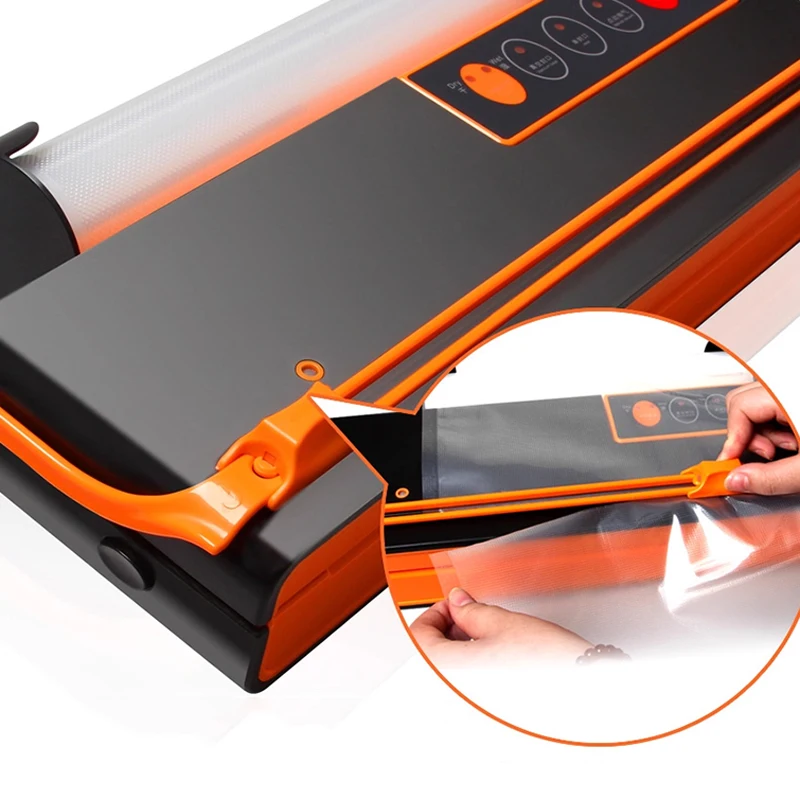 

Вакуумный упаковщик - Компактная упаковка для домашнего использования, компрессионная пластиковая герметизация, сохранение свежести, полностью автоматическая вакуумная упаковка для пищевых продуктов