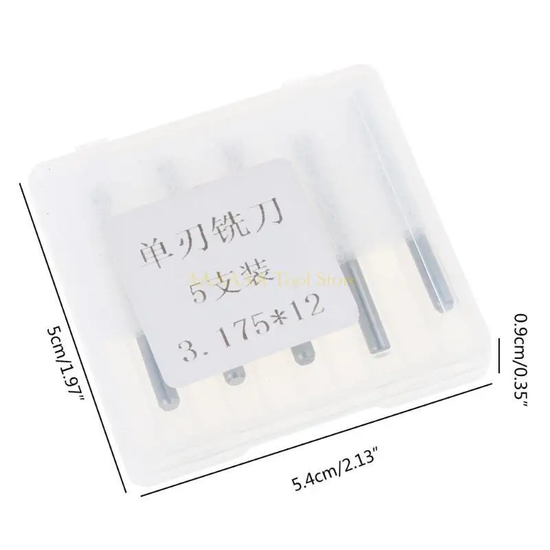 A2BE Để Gia Công Gỗ Khắc Cacbua Cối Xay Bộ Định Tuyến Bit Bóng Mũi Cuối Phay