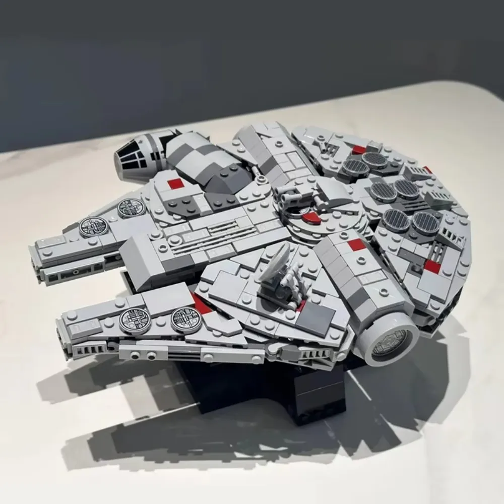 2025 حار بيع! مكعبات بناء Mandalorian N - 1 Starfighter MOC - لعبة تجميع معقدة للقالب - مراوح صلبة