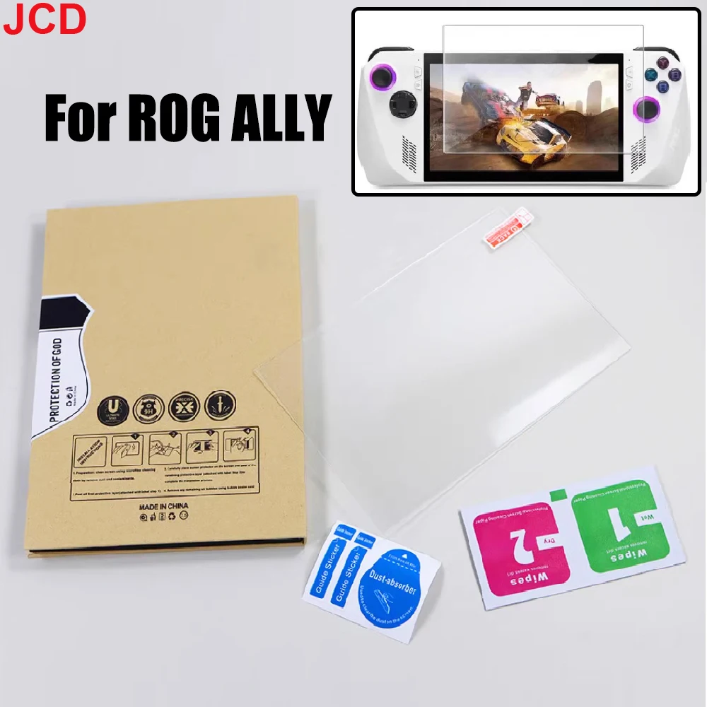 JCD For Asus ROG Ally Tempered Film Game Console HD-Compatible Tempered Film For ROG Ally LCD Screen Glass Tempered Film