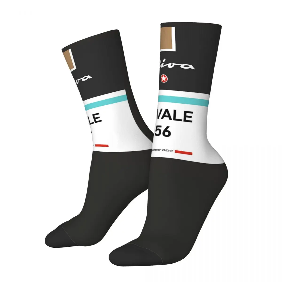 Rivale Riva Aquarama Italy French Riviera Monaco Socks Harajuku Super Soft Stockings All Season Long Socks Accessories Unisex