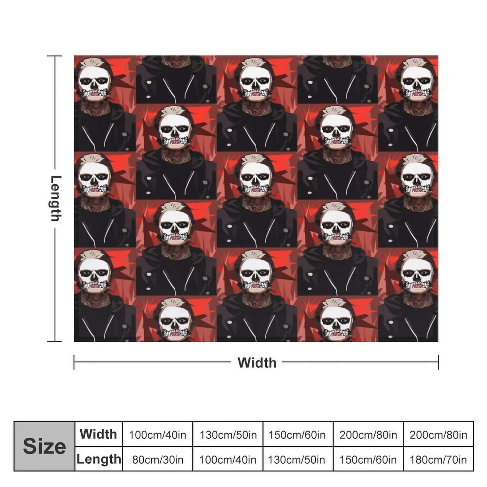 AHS murder house tate langdon Throw Blanket Cute For Decorative Sofa Bed covers Blankets