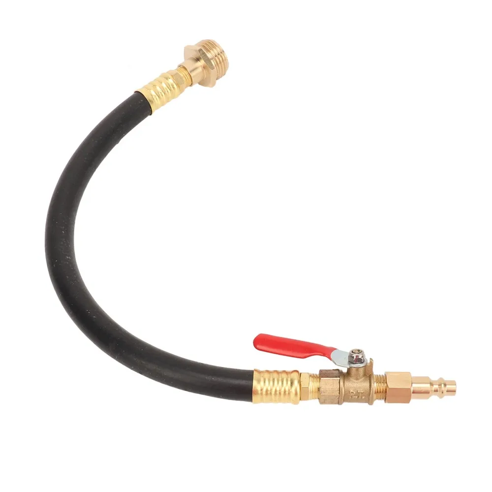 

Hose 13.58'' Length RV Winterize Kit 3/4 '' Adapter Sprinkler System Kit Blow Out Adapter RV Winterizing