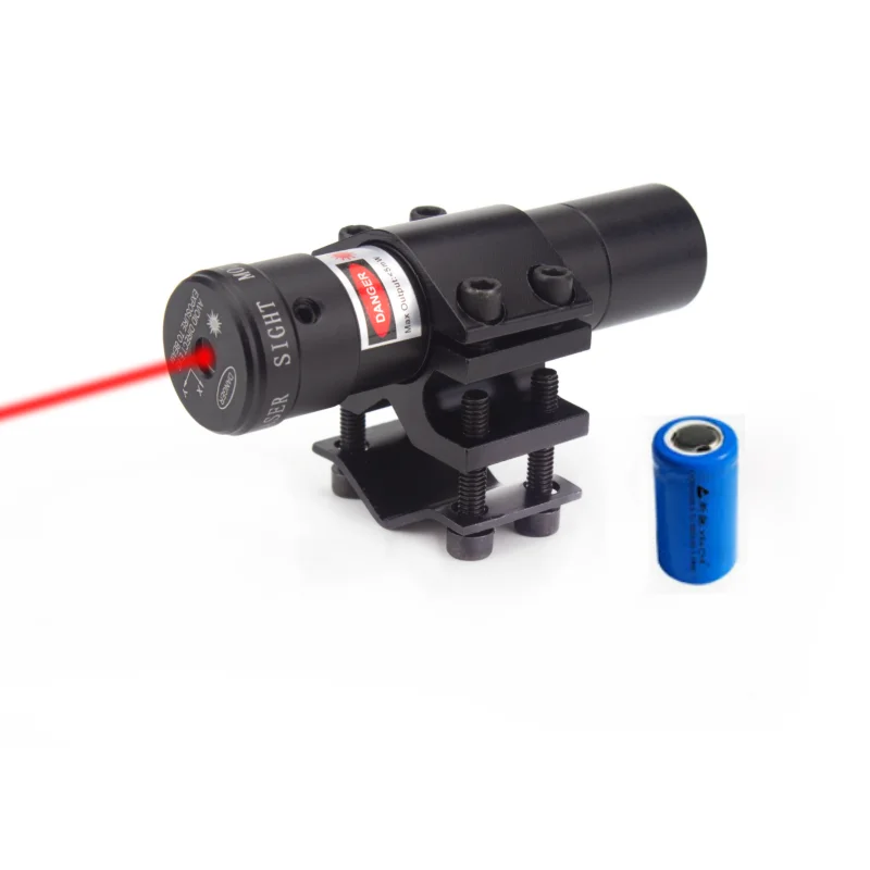 Red Dot Scope Laser Sight Laser Pointer with Rechargeable Battery 20mm Picatinny Rail Laser Scope Sight