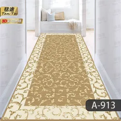 Chinese Style Corridor Aisle Carpet Hotel Hotel Stairs Non-Slip Floor Mats Home Entrance Carpet Custom Corridor Long Carpet