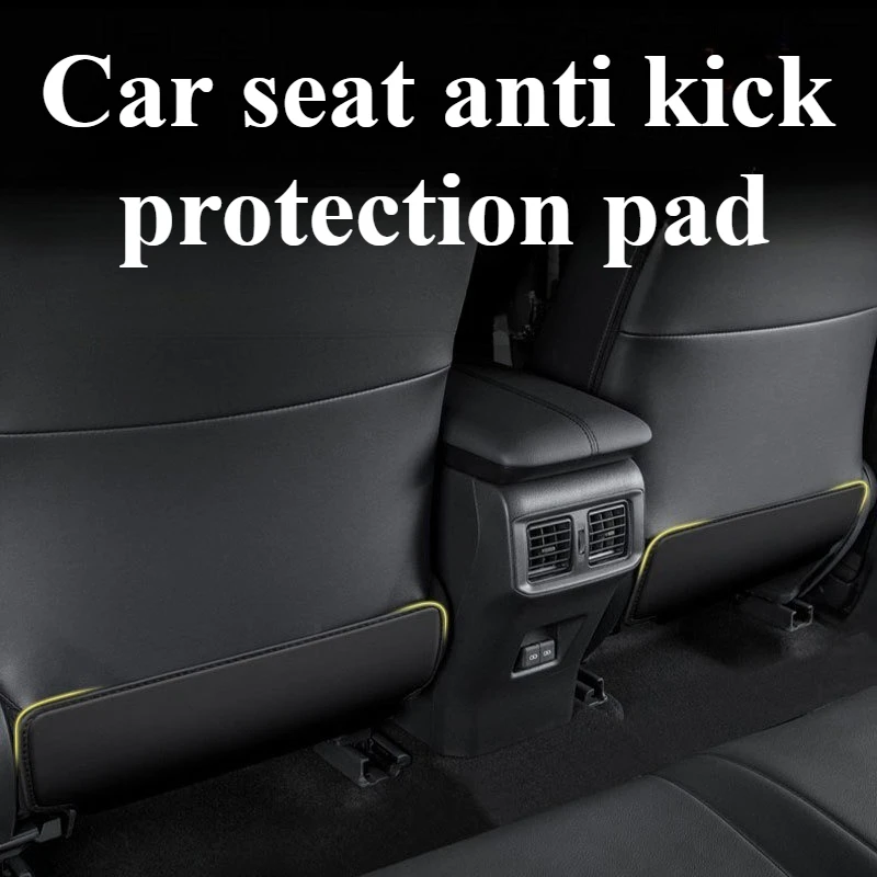 1pc Universal Car Seat Back Protection Pad Rear Seat Anti-Kick Pad Scratch-Resistant Film Auto Vehicle Backrest Guard Mat