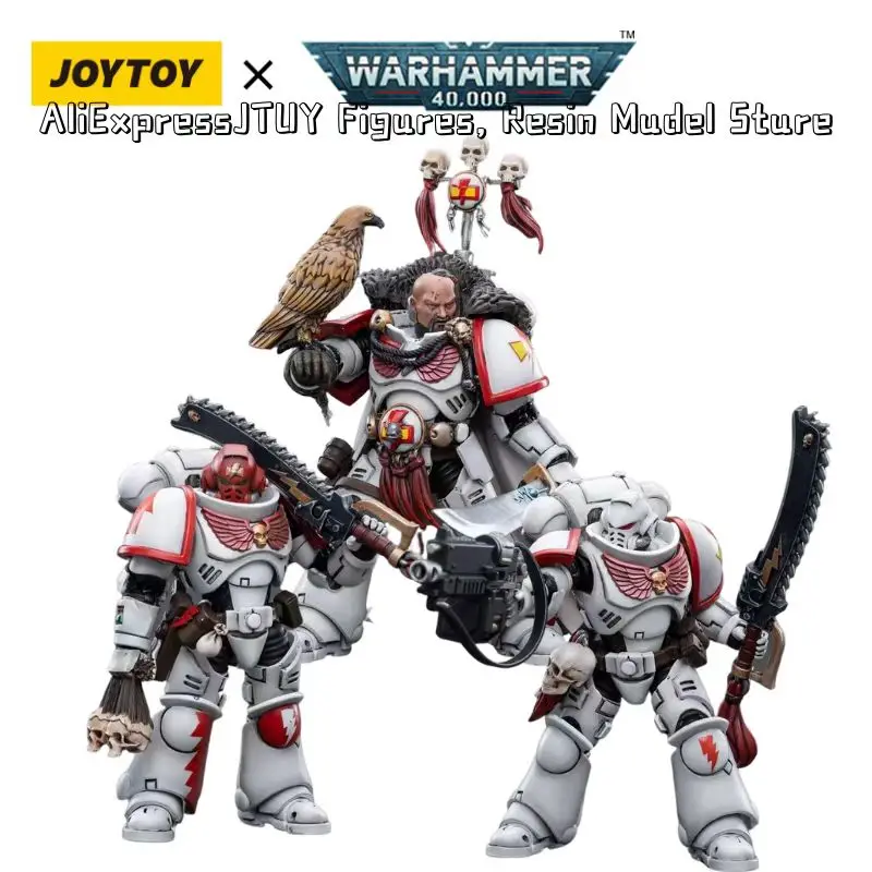 [IN STOCK] JOYTOY Warhammer 40K 1/18 Action Figures White Scars Anime Collection Model Toys Christmas Gifts Free Shipping