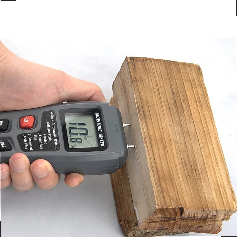 1PC EMT10 Hygrometer Accurate Large LCD Display Wood Moisture Tester Digital Wall Detector Meter