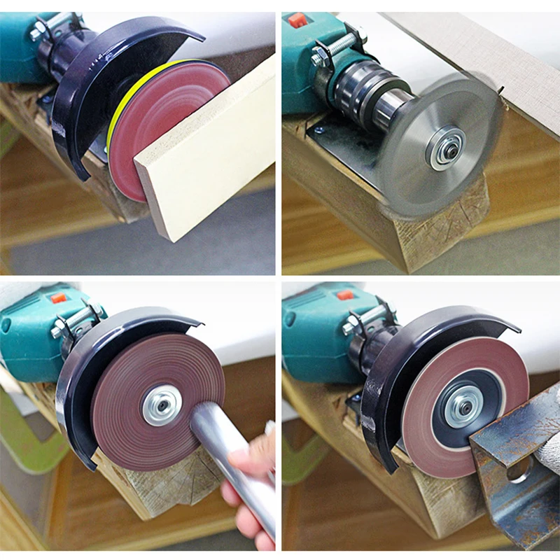 Universal Angle Grinder to Drill Adapter - 4 Jaw Chuck Multi-Function Conversion Head, Power Tool Accessory for Cutting, Sanding
