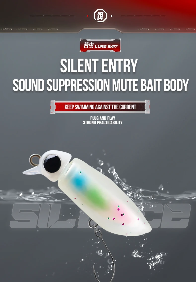 TAIYU Leuchtende Angelköder Micro Minnow Harte Köder 2,3 g Spinner Kunstköder Topwater Crankbait Tackle für Barschforelle – Detail 6