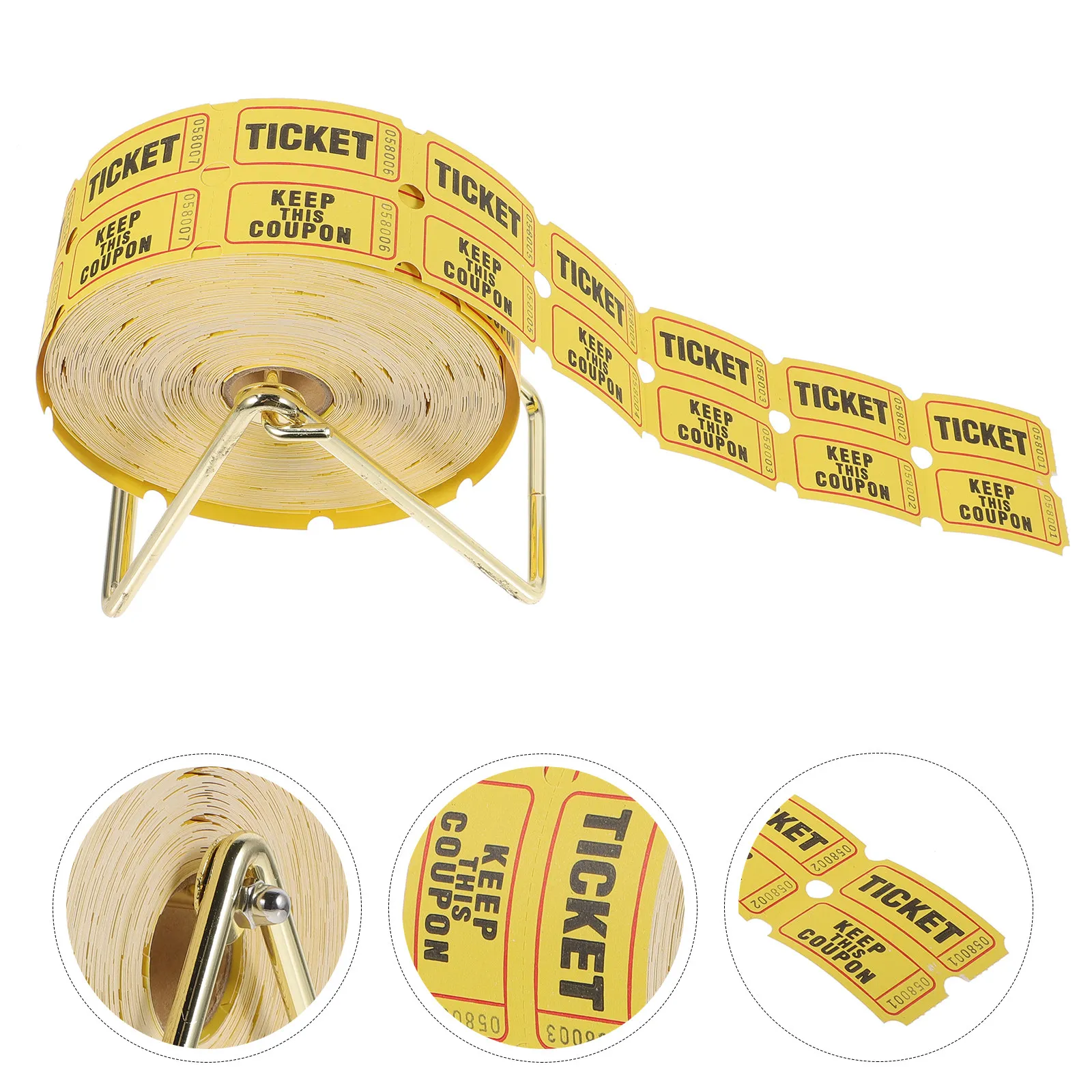 

Raffle Ticket Pack Ticket Holder Dispenser Ideal for School Church Parties Fundraisers Bingo Events Lottery Entry