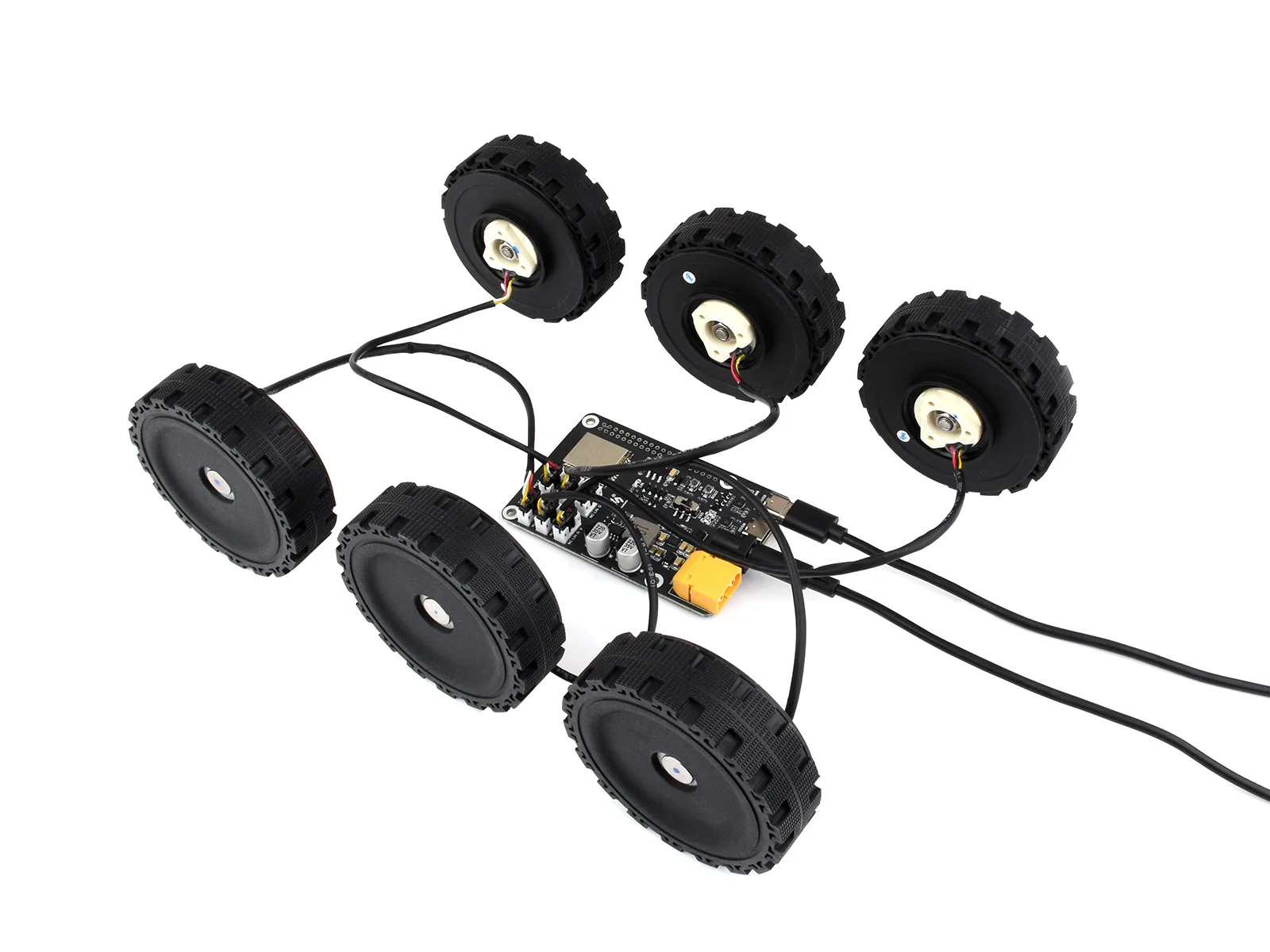 Direct Drive Servo Motor Driver Board (B), Integrates ESP32 and Control Circuit, 2.4G WiFi Support, Suitable for DDSM400 Hub Mot