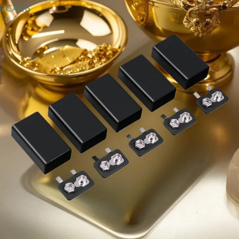 

6F22 Lithium 9V Type-C Battery Storage Case, Holds 1/5/8Pcs, Portable Battery Clip Box