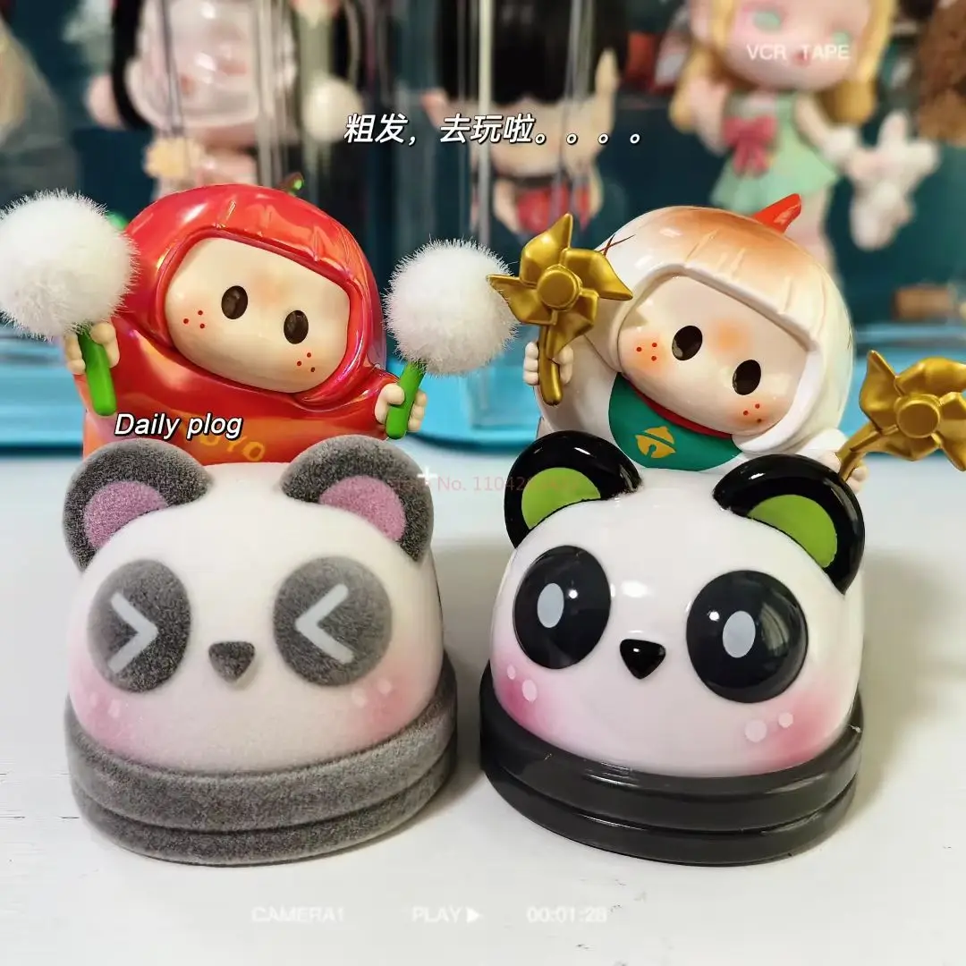 Quente genuíno bebê três anos de idade 400% universal animal em pé vestir acessórios dos desenhos animados boneca sapatos caixa cega presente aniversário