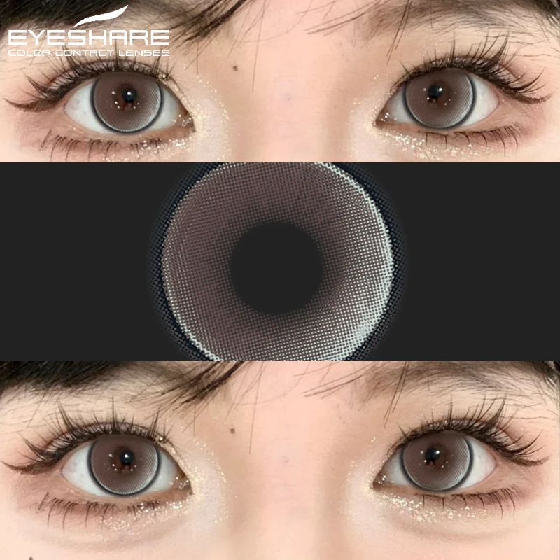 EYESHARE 1 Paar natürliche farbige Kontaktlinsen, blau, bunt, rot, Kontakt-Augen, lila Augenlinsen, grüne Linsen, koreanische rosa Kontakte