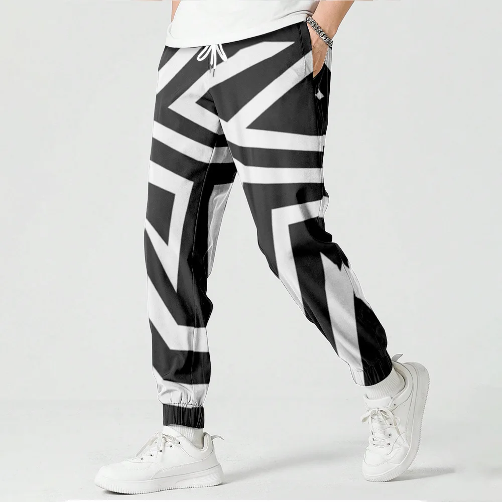 Novo unisex doodle impressão 3d roupas causais moda das mulheres dos homens calças hip hop plus size S-7XL calças jogger masculino S-7XL