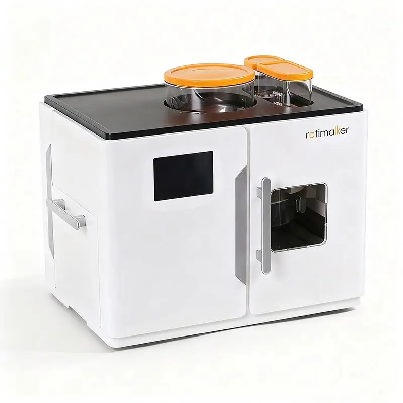 

Canada Commercial Robotic Electric Chapati Maker Fully Automatic Roti Machine For Household Car Use Big Tortilla Press Robot