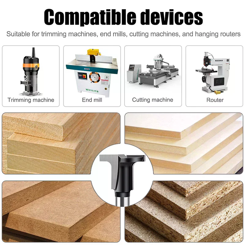 1pc 6mm 1/4 "Schaft Carbon Kristall Platte Arc Biege Router Bit T-halbe Runde Flache Schlitz winkel Cutter Holzbearbeitung Werkzeuge