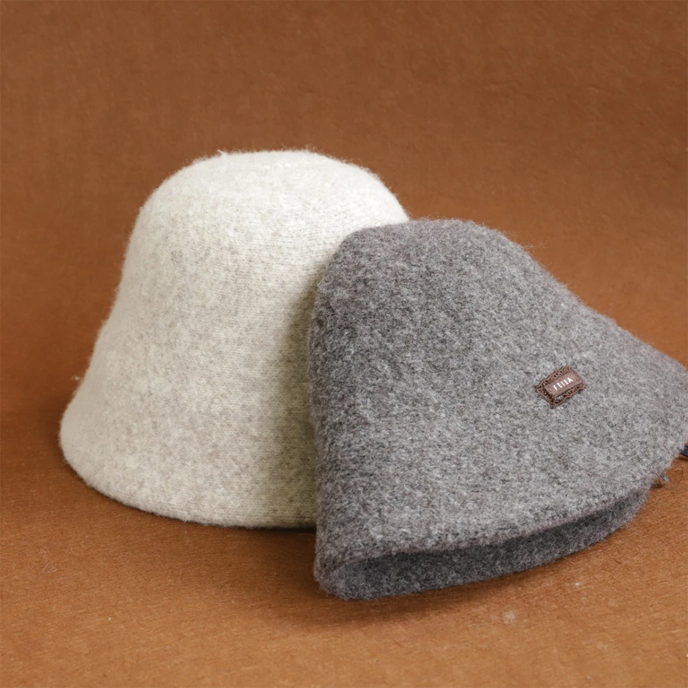 Y2K Vintage Foldable Fisherman Cap for Women Warm Windproof Lightweight Insulation Autumn Winter