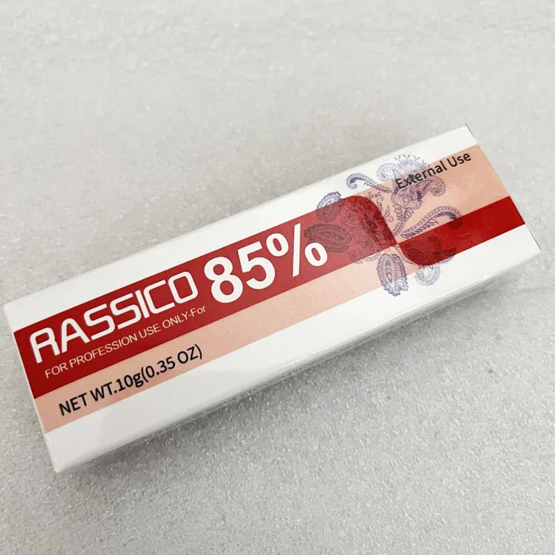 2023 asli merah 85% RASSICO krim tato sebelum Makeup permanen Microblading alis bibir 10g