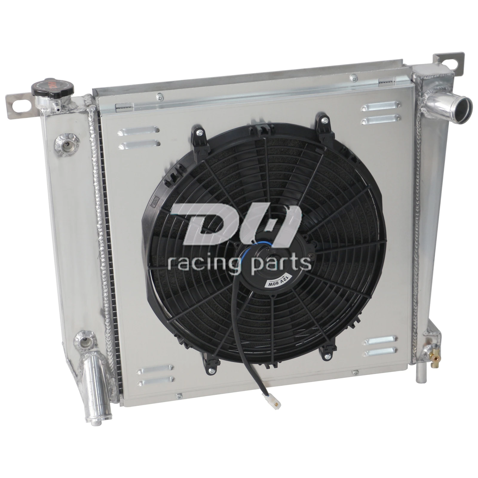 Radiador de 3 fileiras + ventilador para Ford Explorer 91-94 Ranger 85-93 Bronco II 85-90 2.8-4.0L