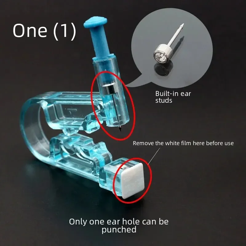 Disposable Ear Piercing Gun Easy To Use Painless Ear Hole Puncher Gun Hole Puncher