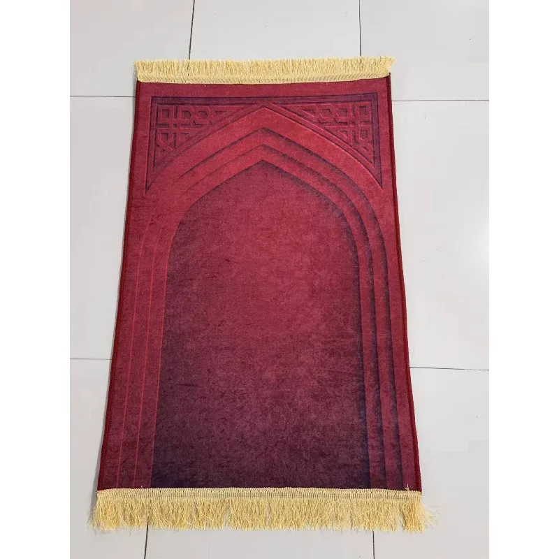Ethnic style thickened household carpet, living room bedroom roll floor mat Good looking item with high aesthetic value  50*90cm