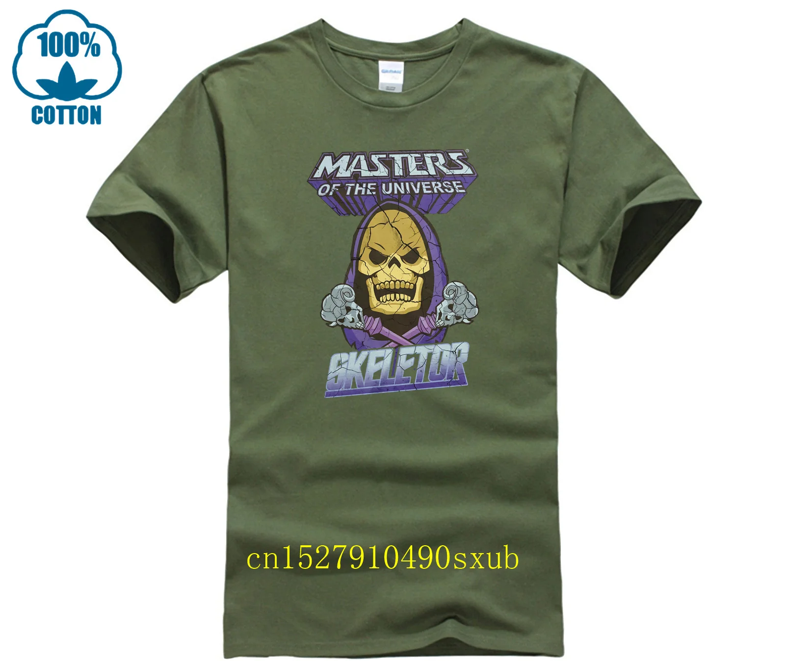 Skeletor He-Man Masters of the Universe Staff Tee T-Shirt Mens Women Unisex Fashion tshirt