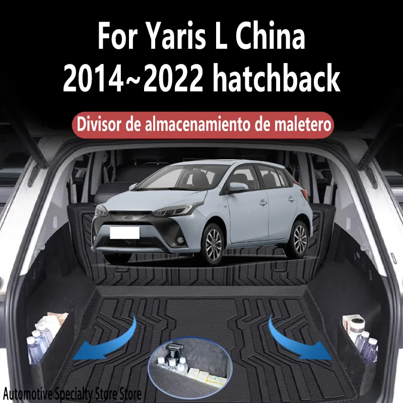 

For Yaris L 2014~2022 21 Multifunction Trunk Storage Partition Thickening Storage Auto Interior Parts Organizer Car Accessories