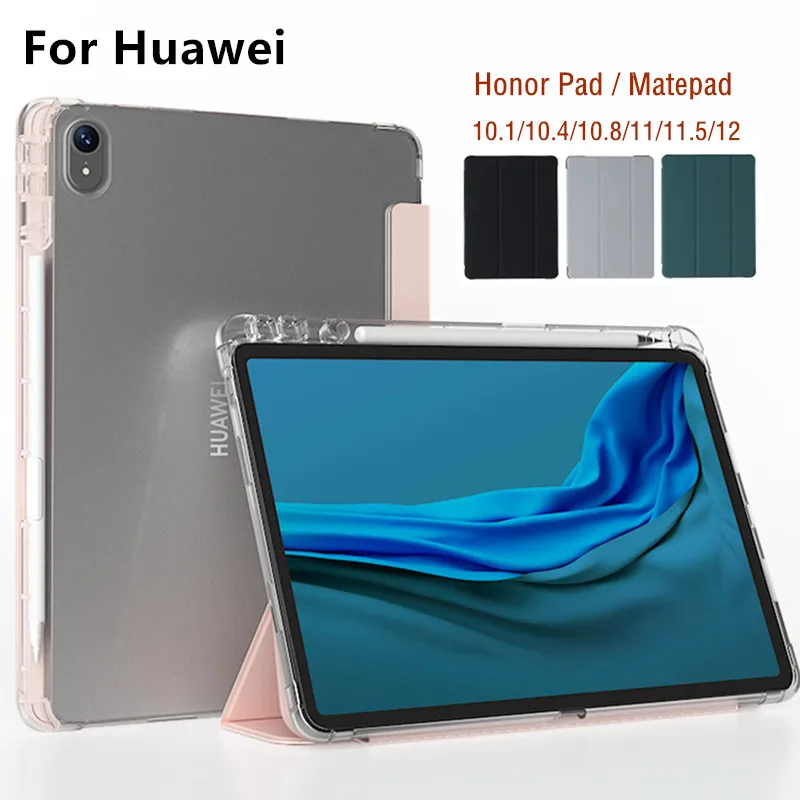 

Clear Case For Huawei Matepad Air 11.5 Pro 11 2023 SE 10.4 T10S Cover For Huawei Honor Pad 8 7 6 X6 X8 V6 X9 X8 Pro Tablet Case