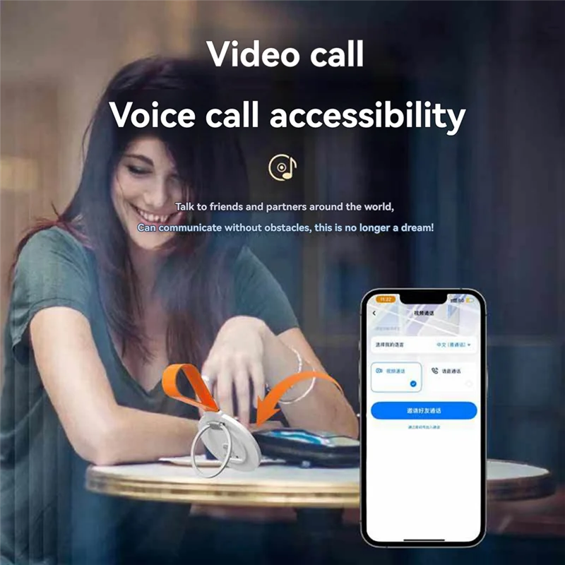 

AA08-T9 Instant Voice Translator Portable Keychain Language In Real-Time Smart Translator Supports 135 Language Translator