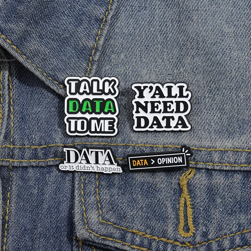 Talk Date To Me Enamel Pins Date Opinion Funny Phrase Quotes Brooches Backpack Lapel Badge Creative Accessories Gift for Friends